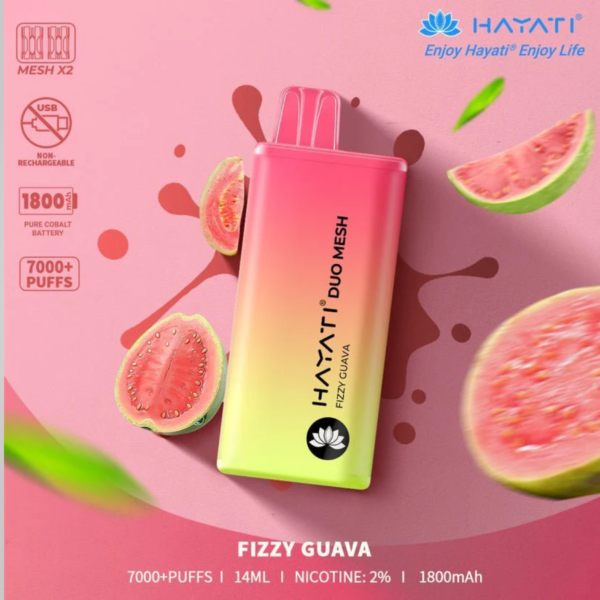 Hayati Duo Mesh 7000 Puffs Disposable Vape - Image 3